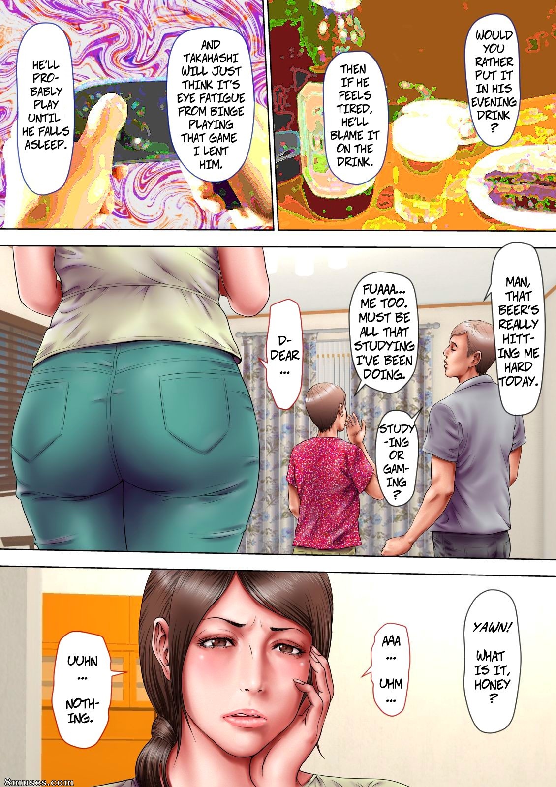 MILF Shobou - Tricher avec ma tante sexy - Akogare no Oba o Netoru - Page 56