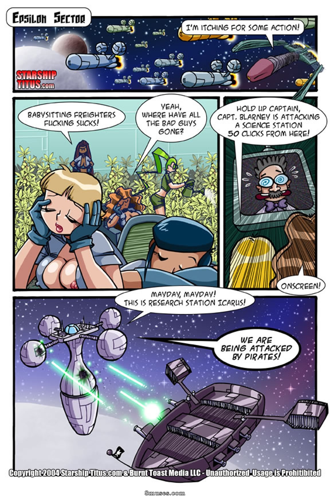 Burnt Toast Media Comics - Nave estelar Titus 07 - Página 3
