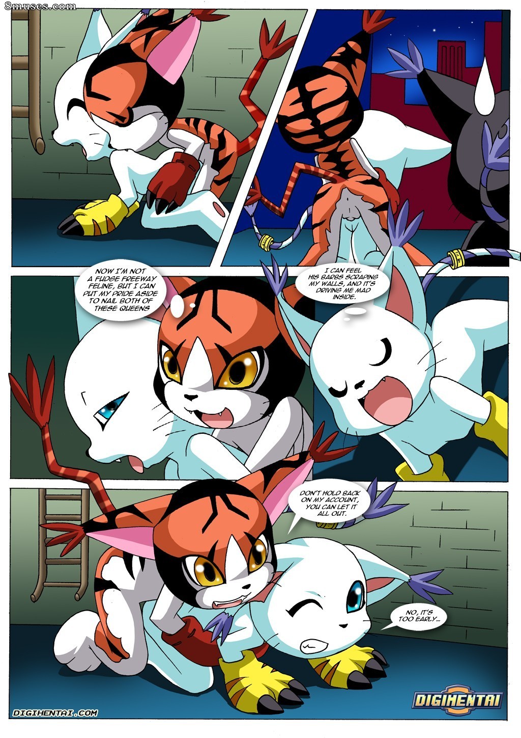 Digihentai Comics - Gatomon no cio - Página 7