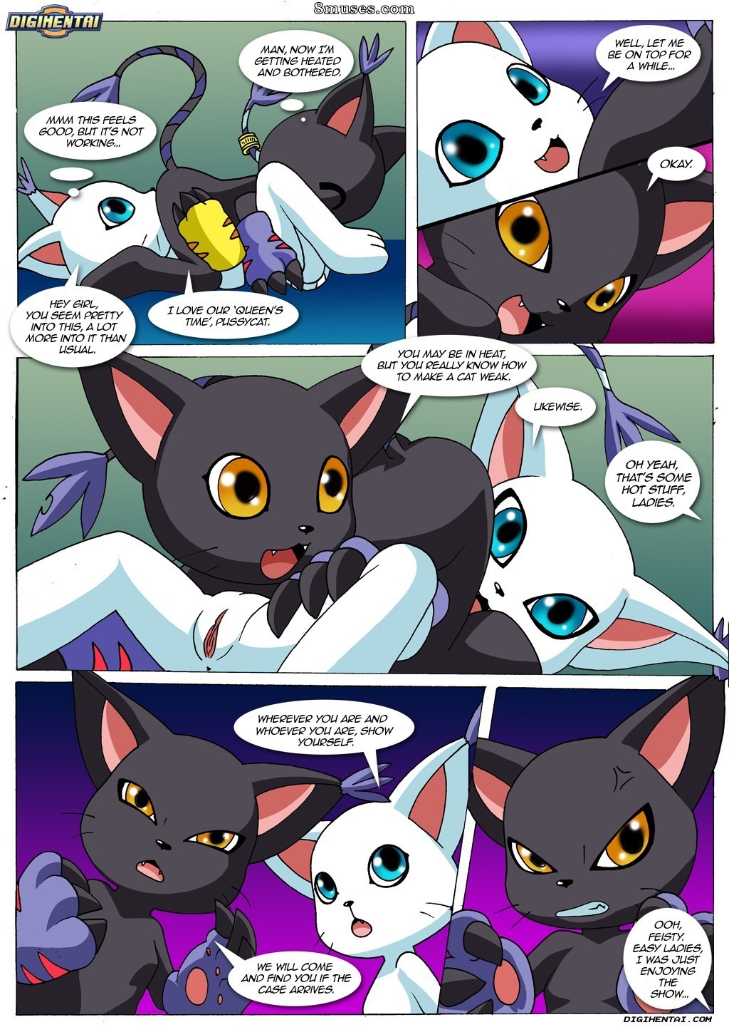 Digihentai Comics - Gatomon en chaleur - Page 4