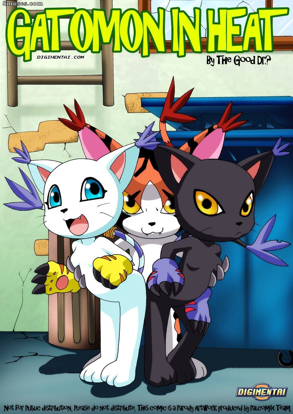 Digihentai Comics - Gatomon no cio - Página 1