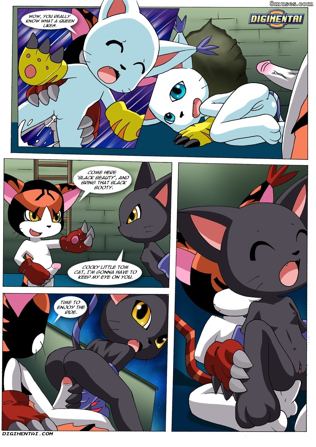 Digihentai Comics - Gatomon no cio - Página 8