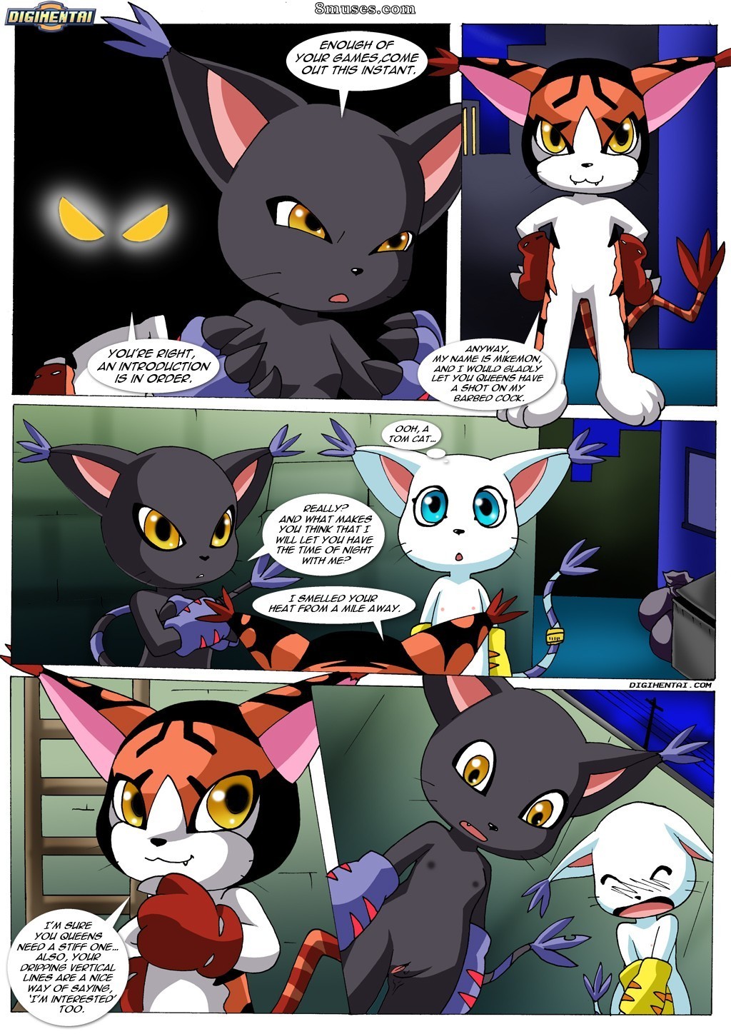 Digihentai Comics - Gatomon en chaleur - Page 5