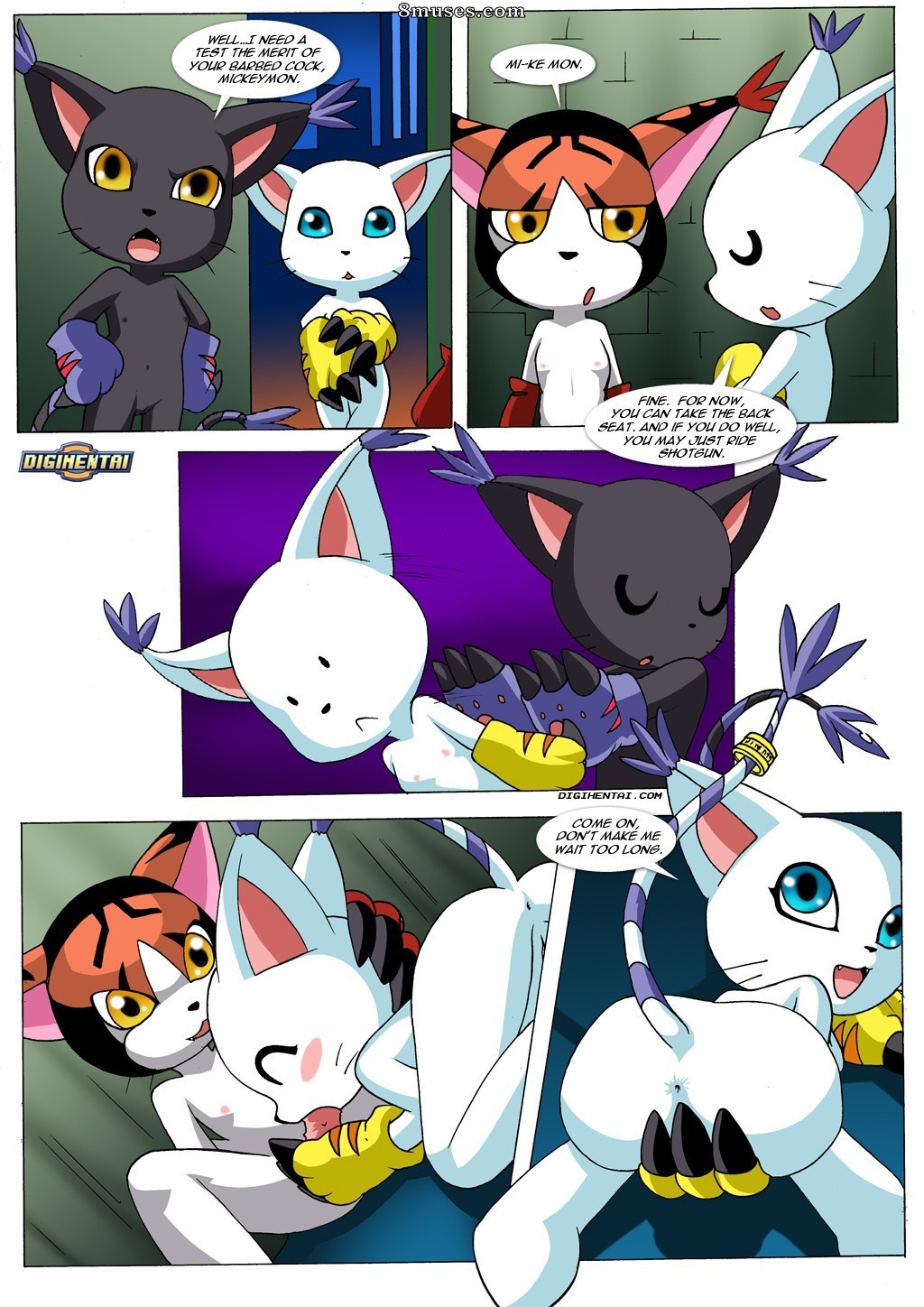 Page 6 | Digihentai-Comics/Gatomon-in-heat | 8muses - Sex Comics