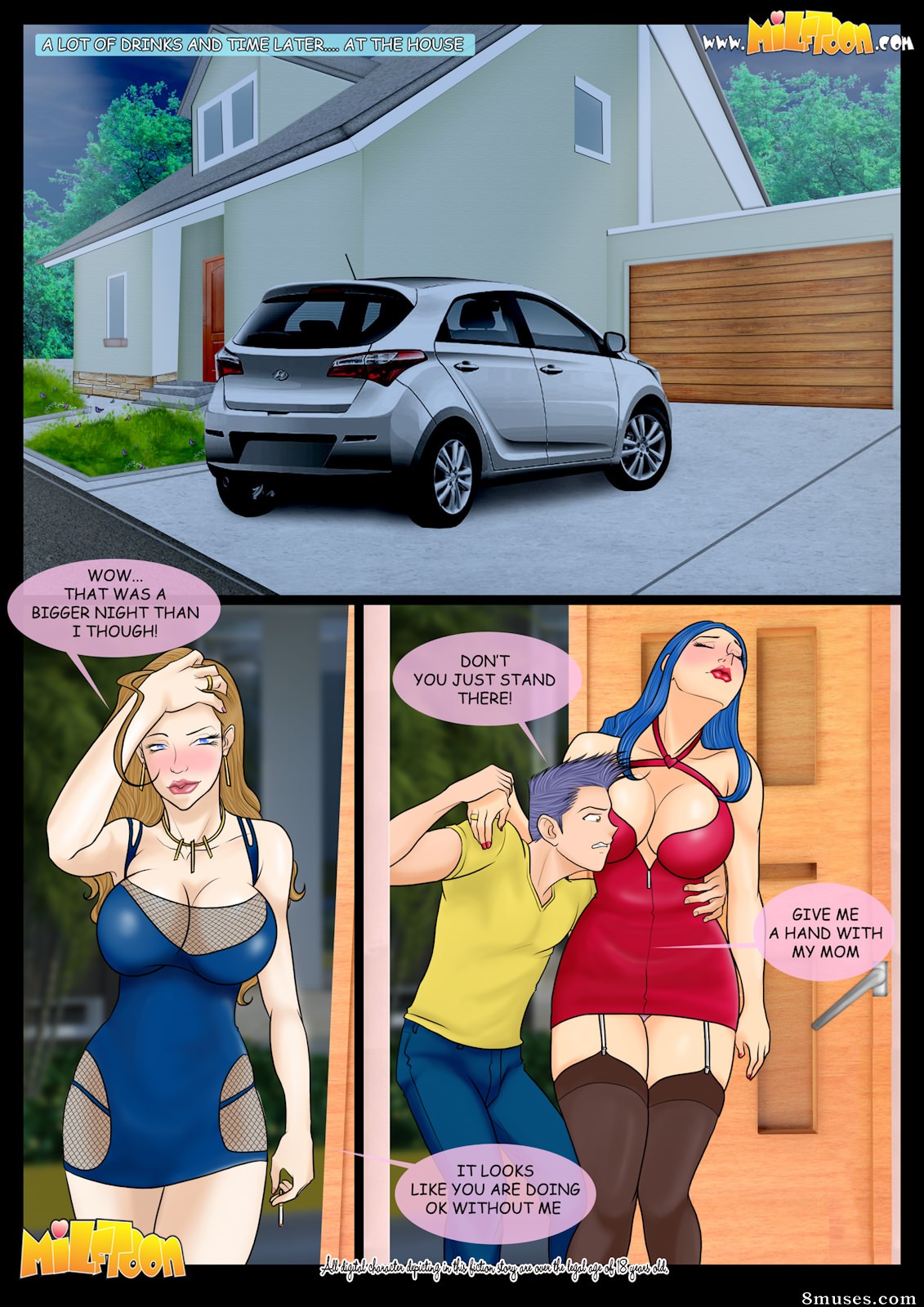 MilfToon Comics - La fiesta - Página 4