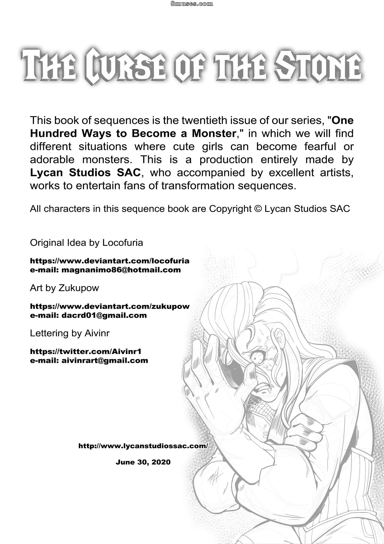 Locofuria Comics - 100 Ways to Become a Monster 20 - The Curse of the Stone - Page 3