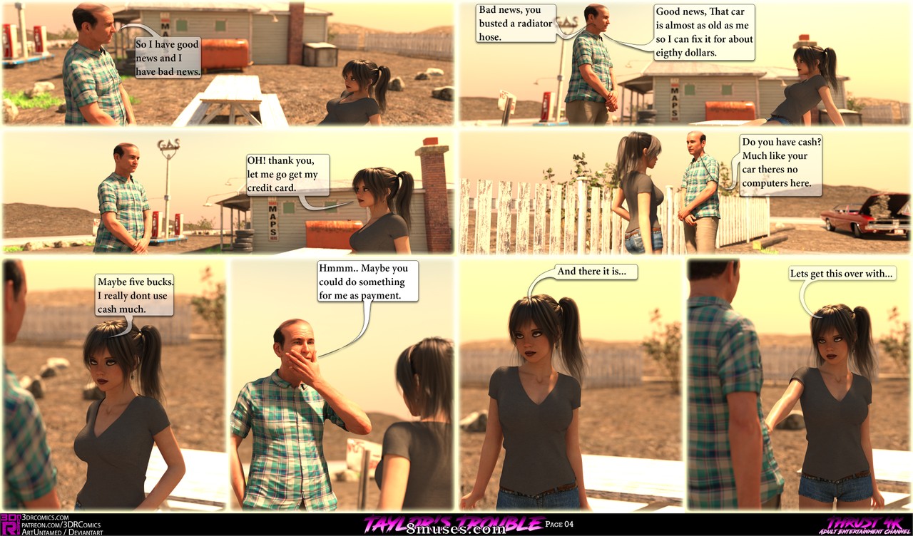 3DRComics - Taylor's Trouble - Page 5