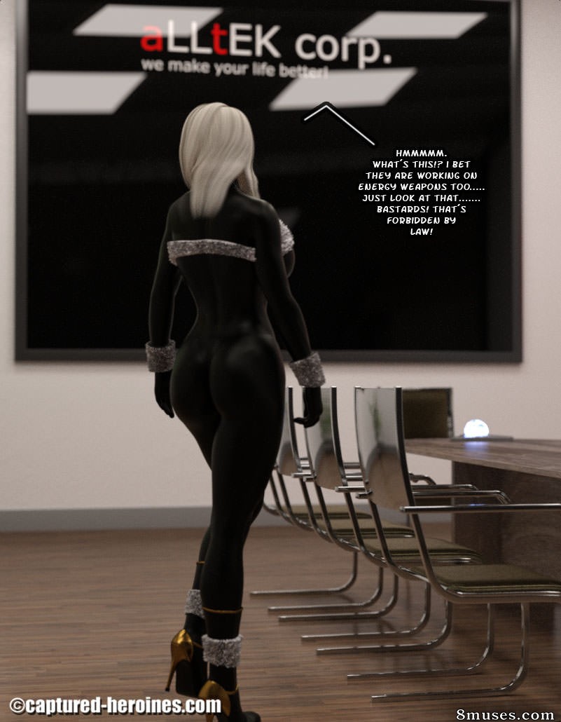 Captured-Heroines Comics - Elektroz contre Black Pantheress - Page 4