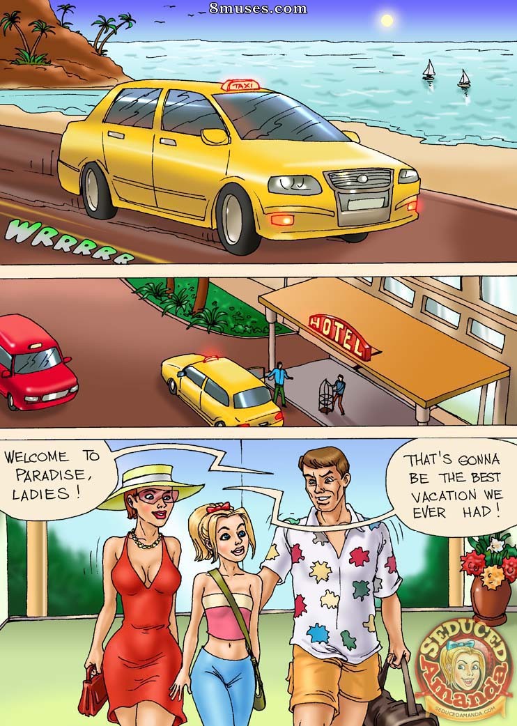Seduced Amanda Comics - Caribbean Vacation - Page 1