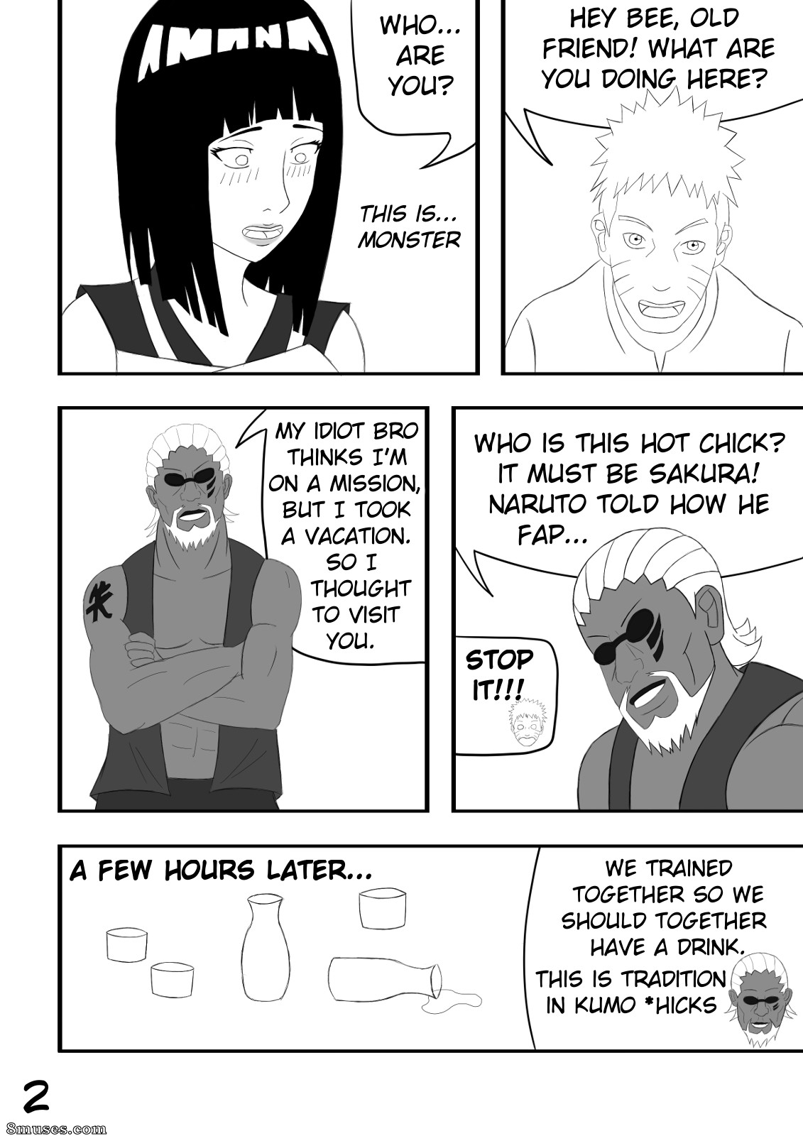 Hinata-hime Comics - Bee pollinating a flower - Page 3