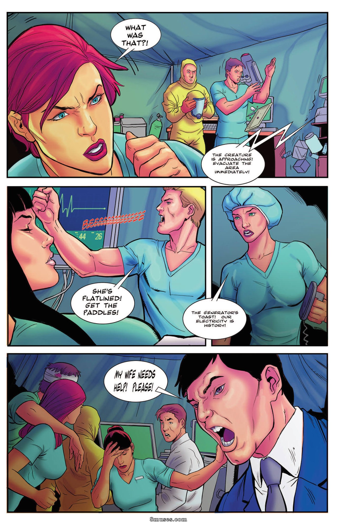 Giantess Club Comics - Uma raspada abaixo da superfície - Página 8