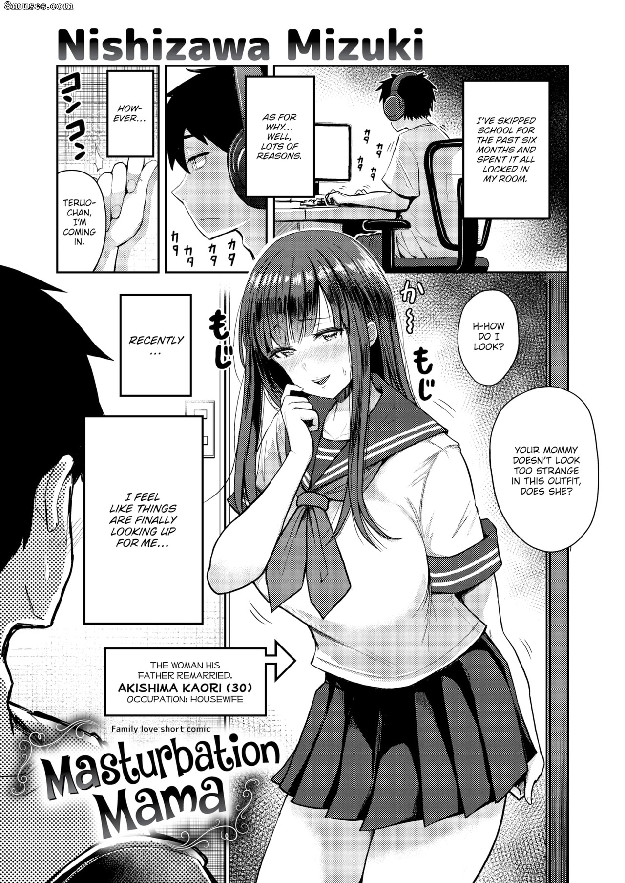 Page 1 | Fakku-Comics/Nishizawa-Mizuki/Masturbation-Mama | 8muses - Sex  Comics