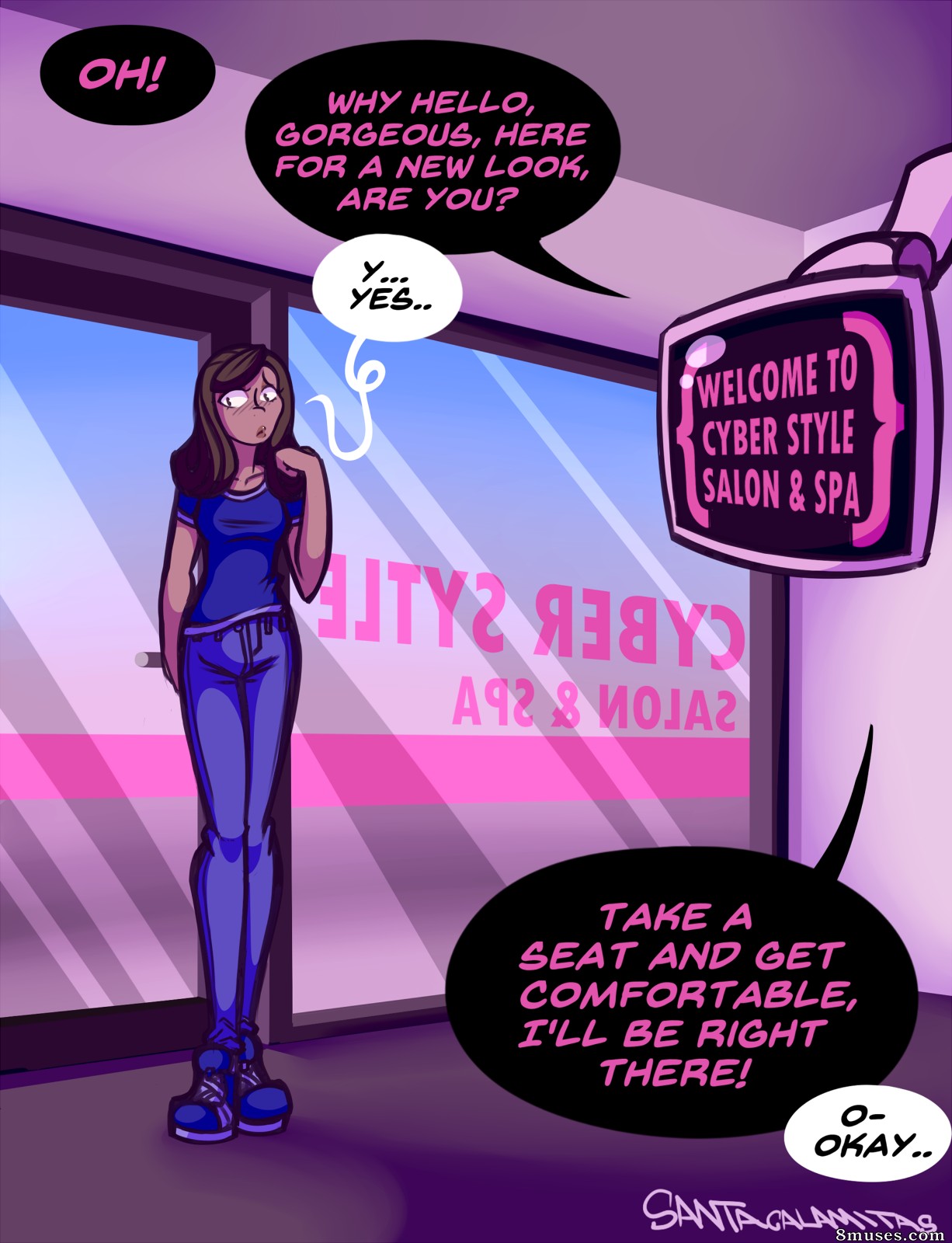 SantaCalamitas - Cyber Style Upgrade - Page 1