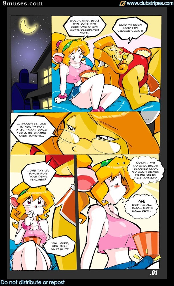 Quadrinhos - A festa de dormir - Página 1