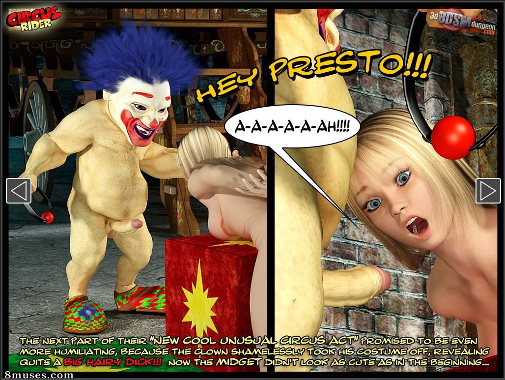 3D BDSM Dungeon Comics - Cavalier de cirque - Page 21