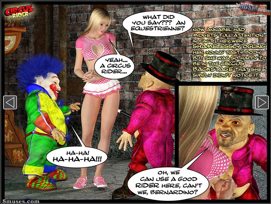 3D BDSM Dungeon Comics - Cavalier de cirque - Page 5