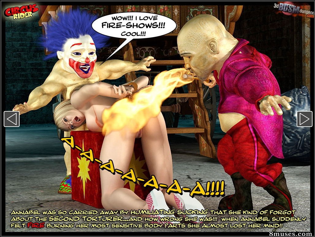 3D BDSM Dungeon Comics - Cavalier de cirque - Page 25