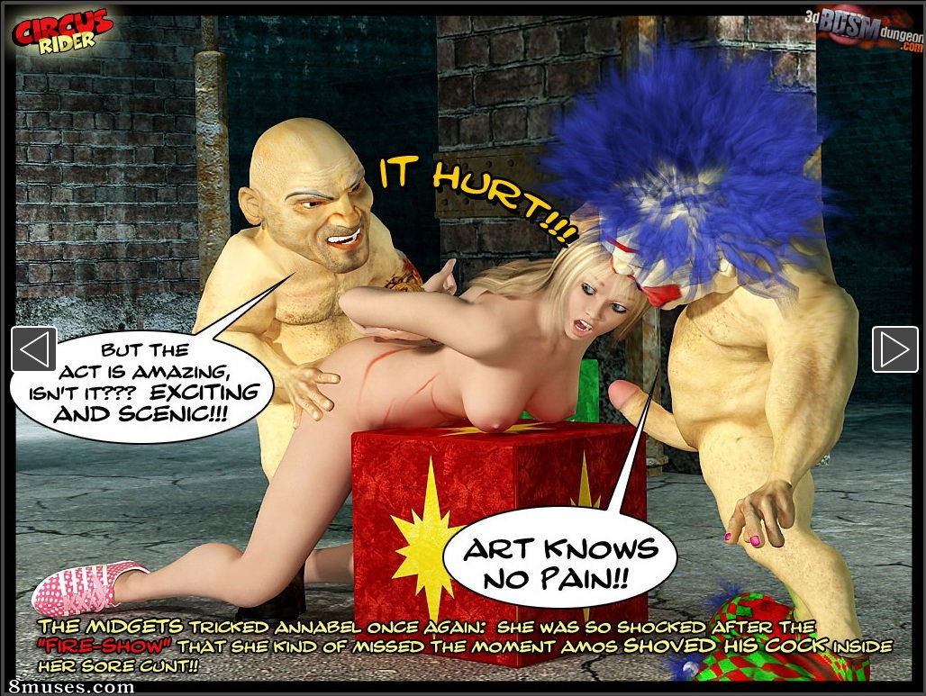 3D BDSM Dungeon Comics - Cavalier de cirque - Page 26