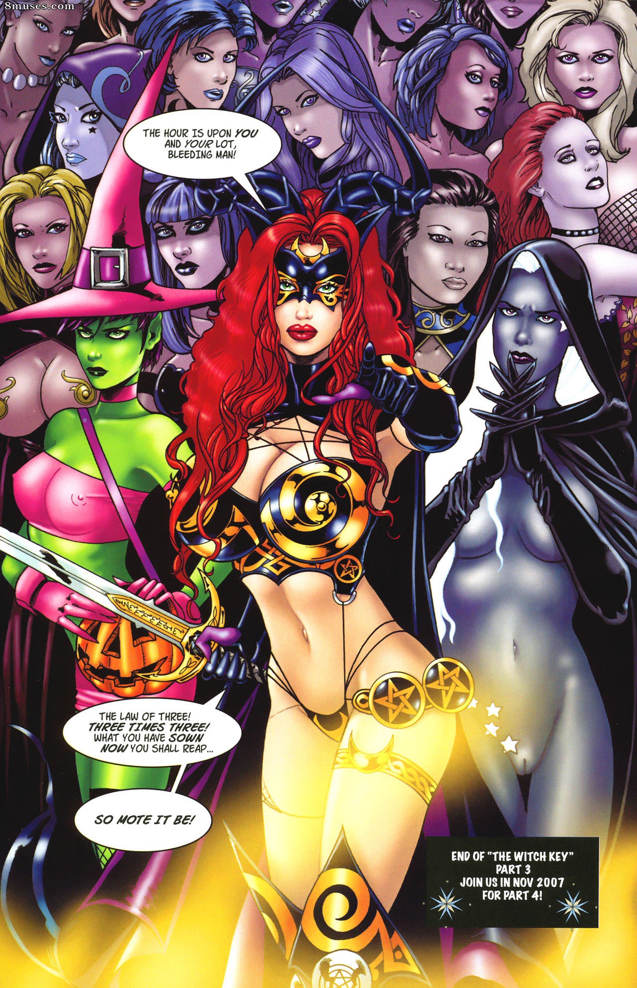 BroadSword Comics - Tarot - Witch of the Black Rose 046 - Page 25