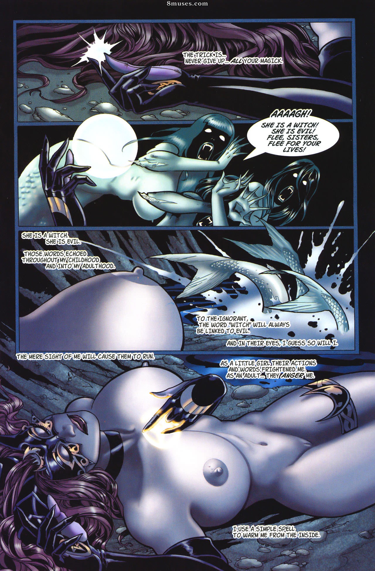 BroadSword Comics - Tarot - Witch of the Black Rose 046 - Page 8