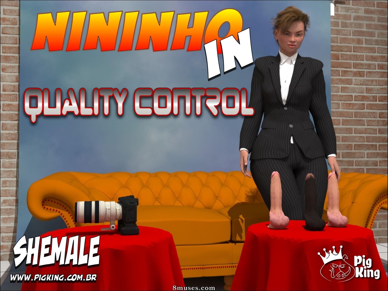 PigKing - CrazyDad Comics - Controle de qualidade - Página 1