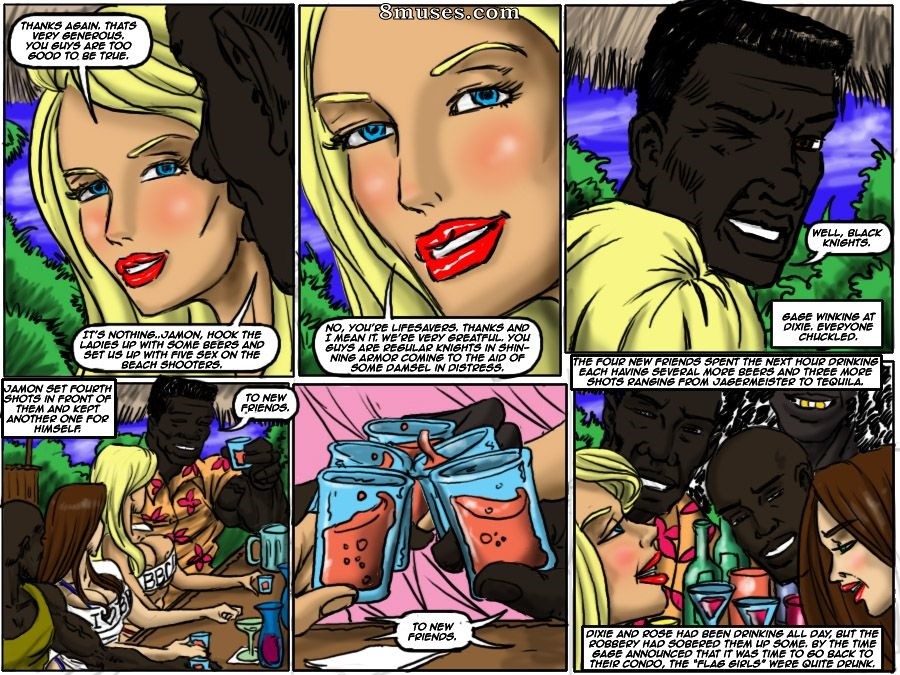 IllustratedInterracial.com Comics - Garotas da bandeira - Página 21