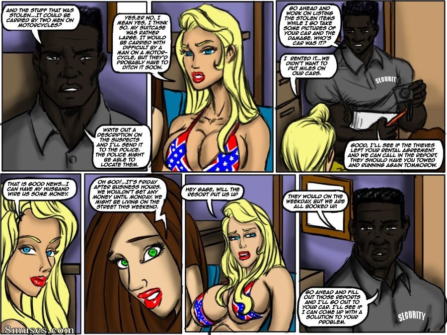 IllustratedInterracial.com Comics - Chicas con banderas - Página 14