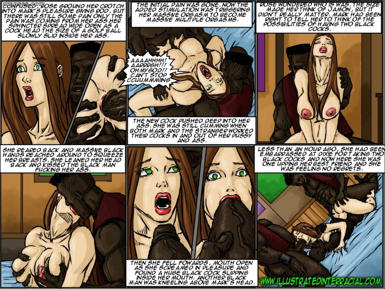 IllustratedInterracial.com Comics - Garotas da bandeira - Página 135
