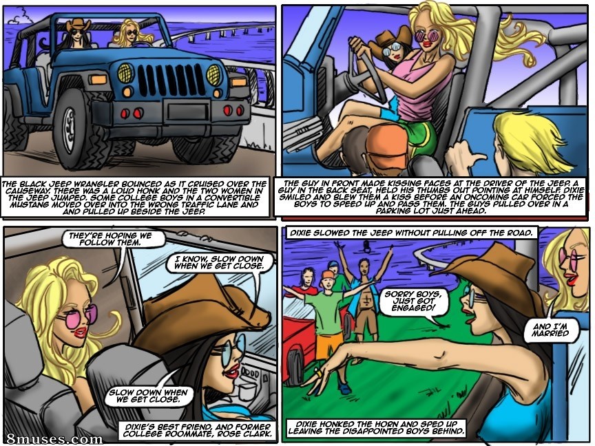 IllustratedInterracial.com Comics - Fillette au drapeau - Page 2