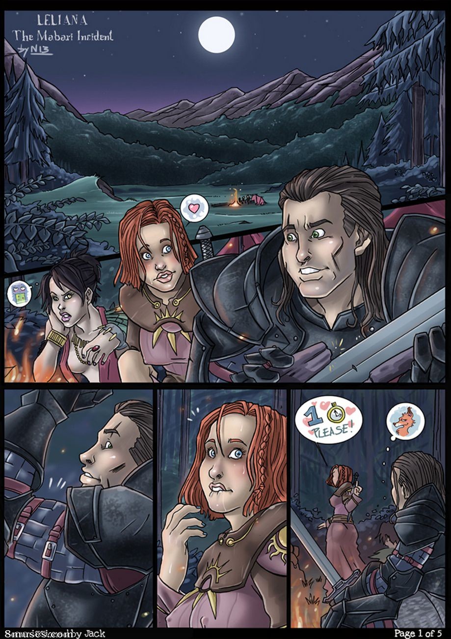 Nikraria Comics - Leliana - L'incident Mabari - Page 1