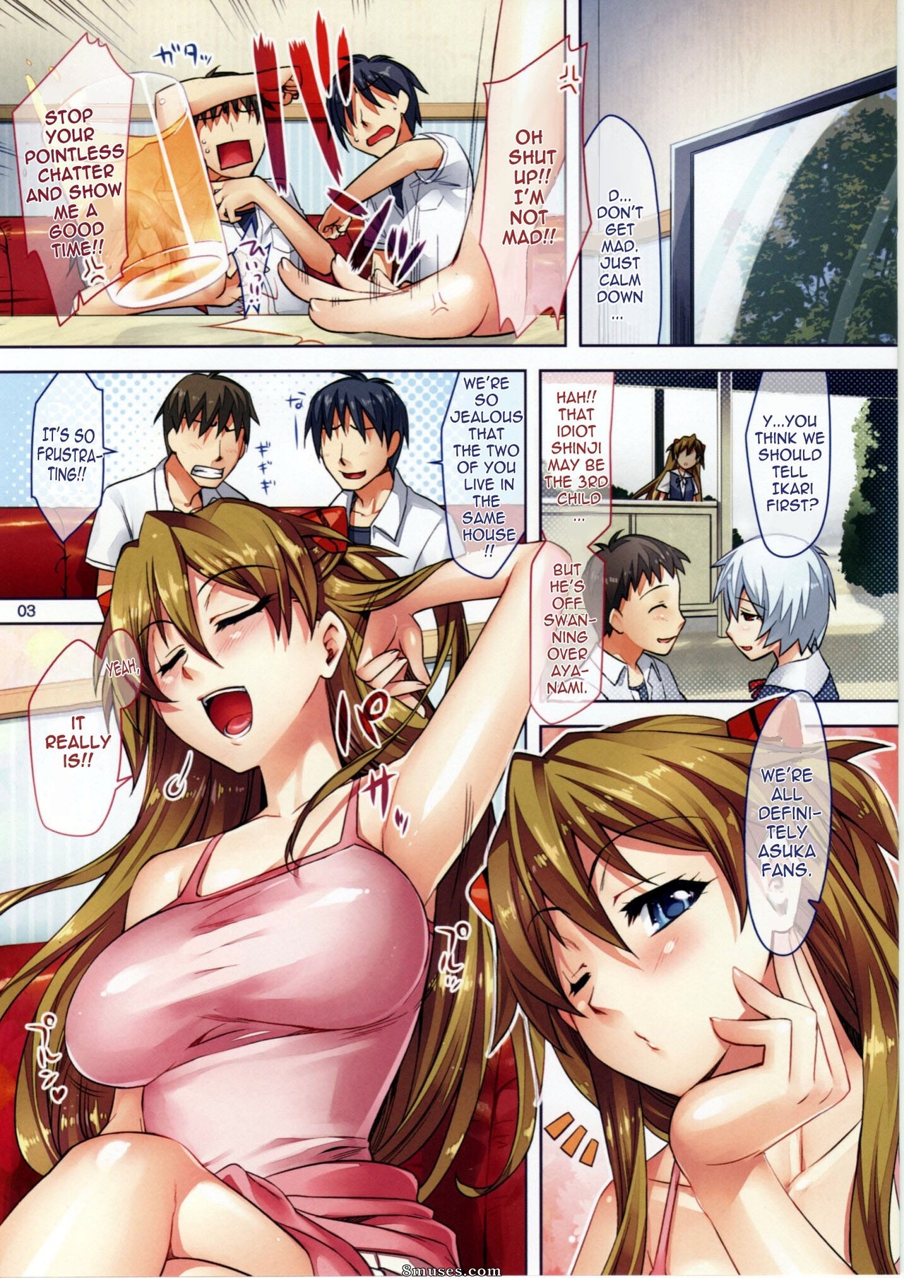 Page 3 | Hentai-and-Manga-English/ReDrop-Miyamoto-Smoke/Fuyu-no-Asuka-Hon |  8muses - Sex Comics