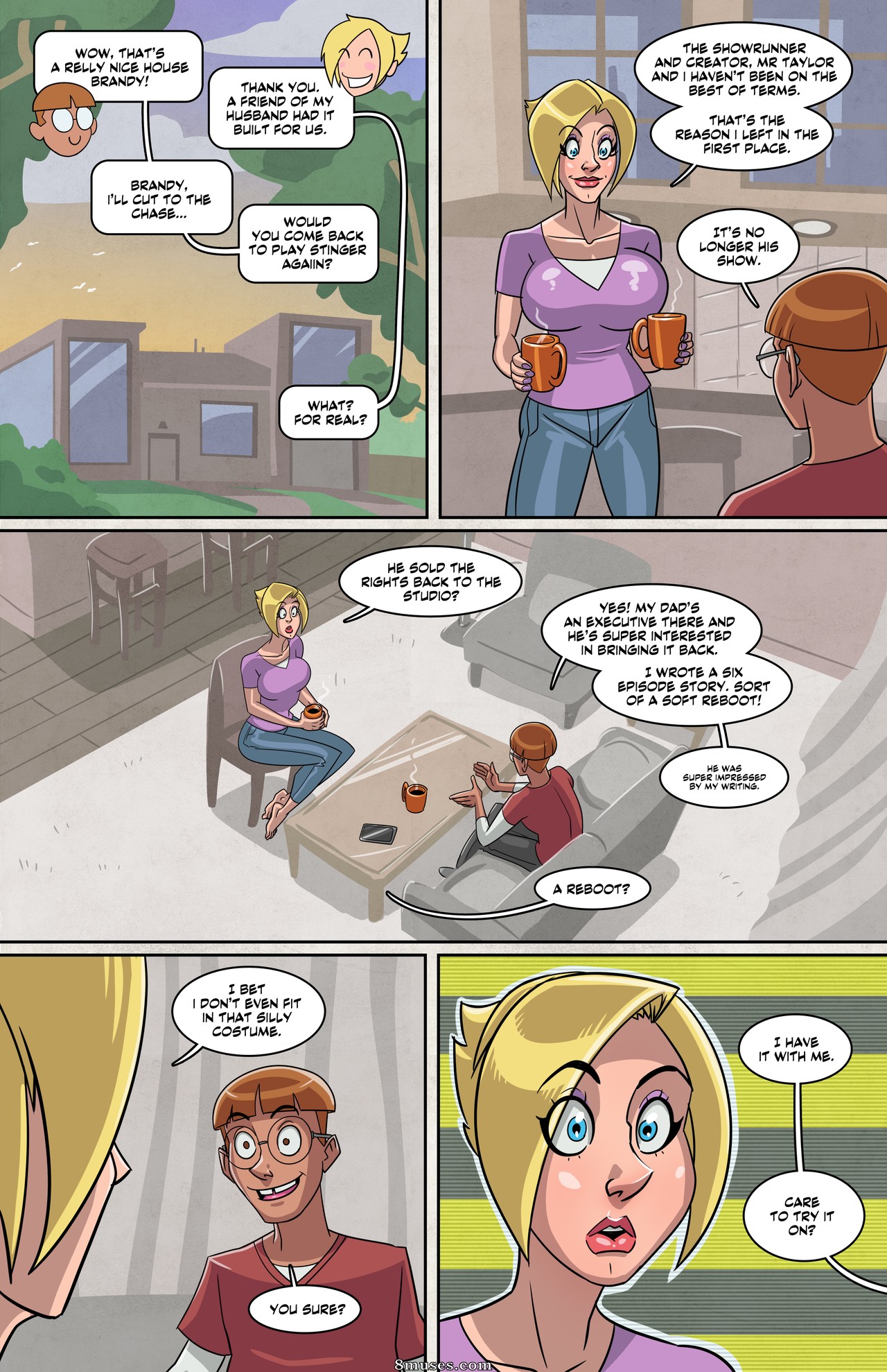 John North Comics - Brandy - La blonde pulpeuse - Page 8