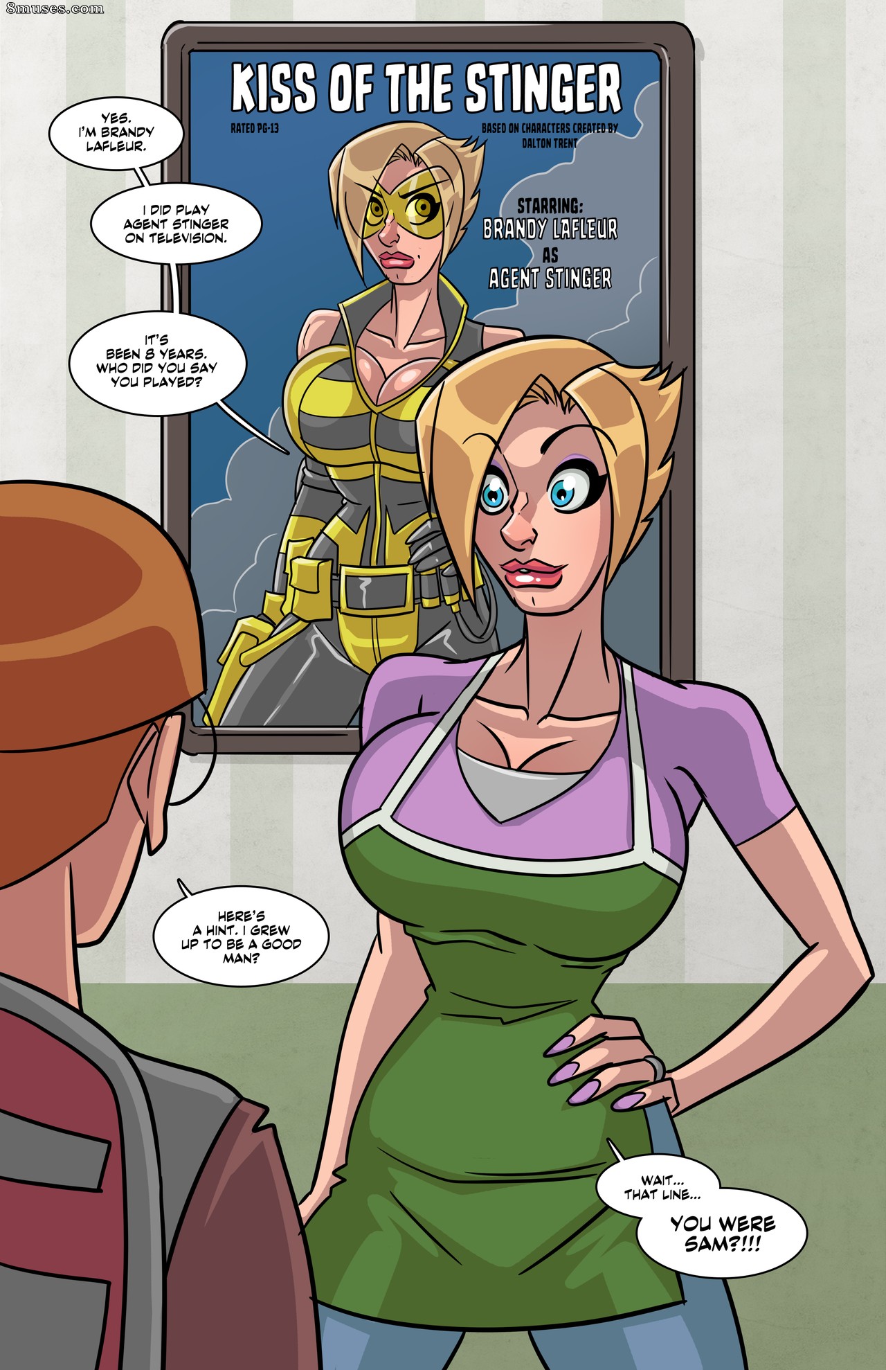 John North Comics - Brandy - The Busty Bubbly Babe - Page 6
