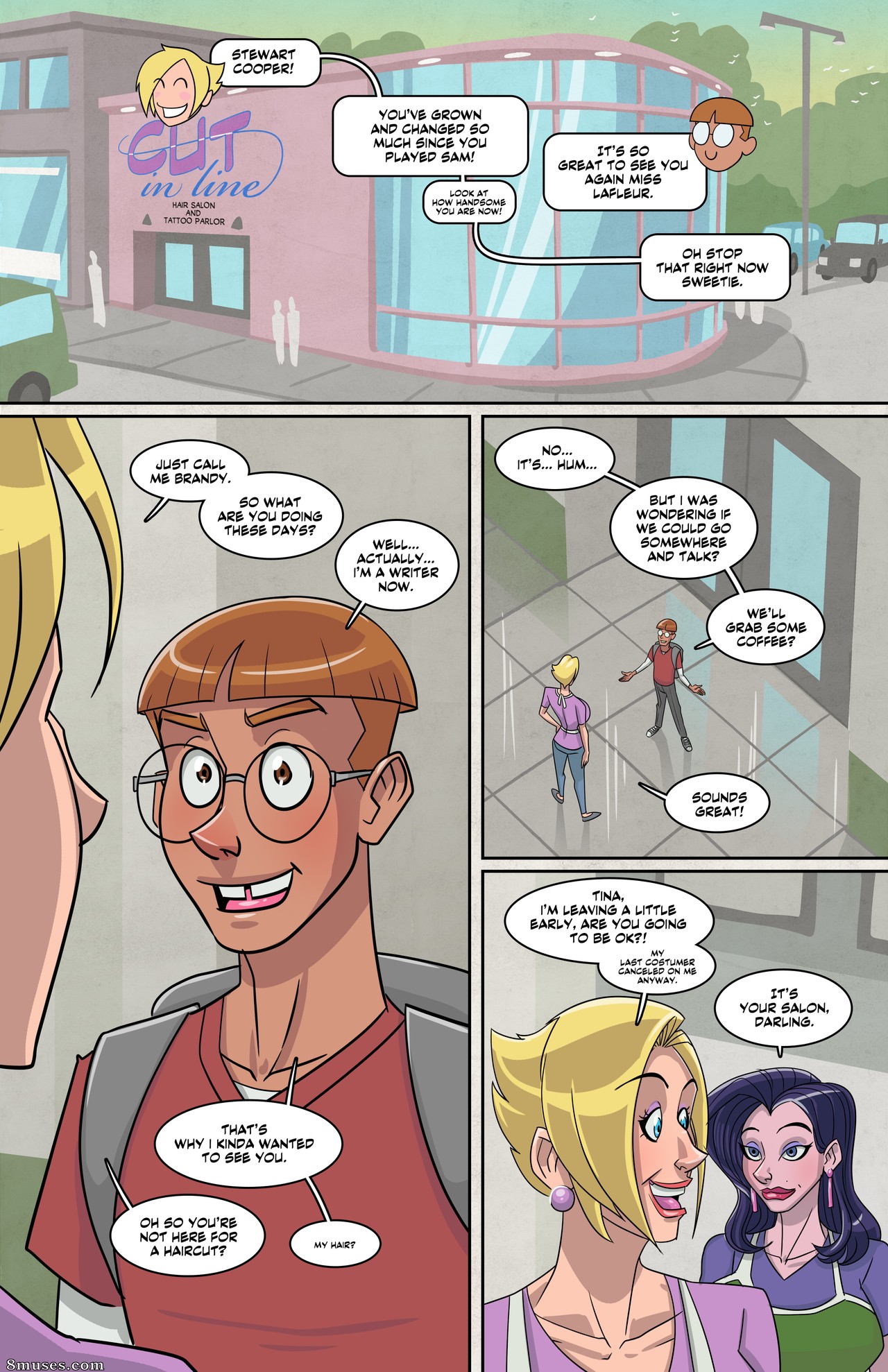 John North Comics - Brandy - A gordinha babada - Página 7