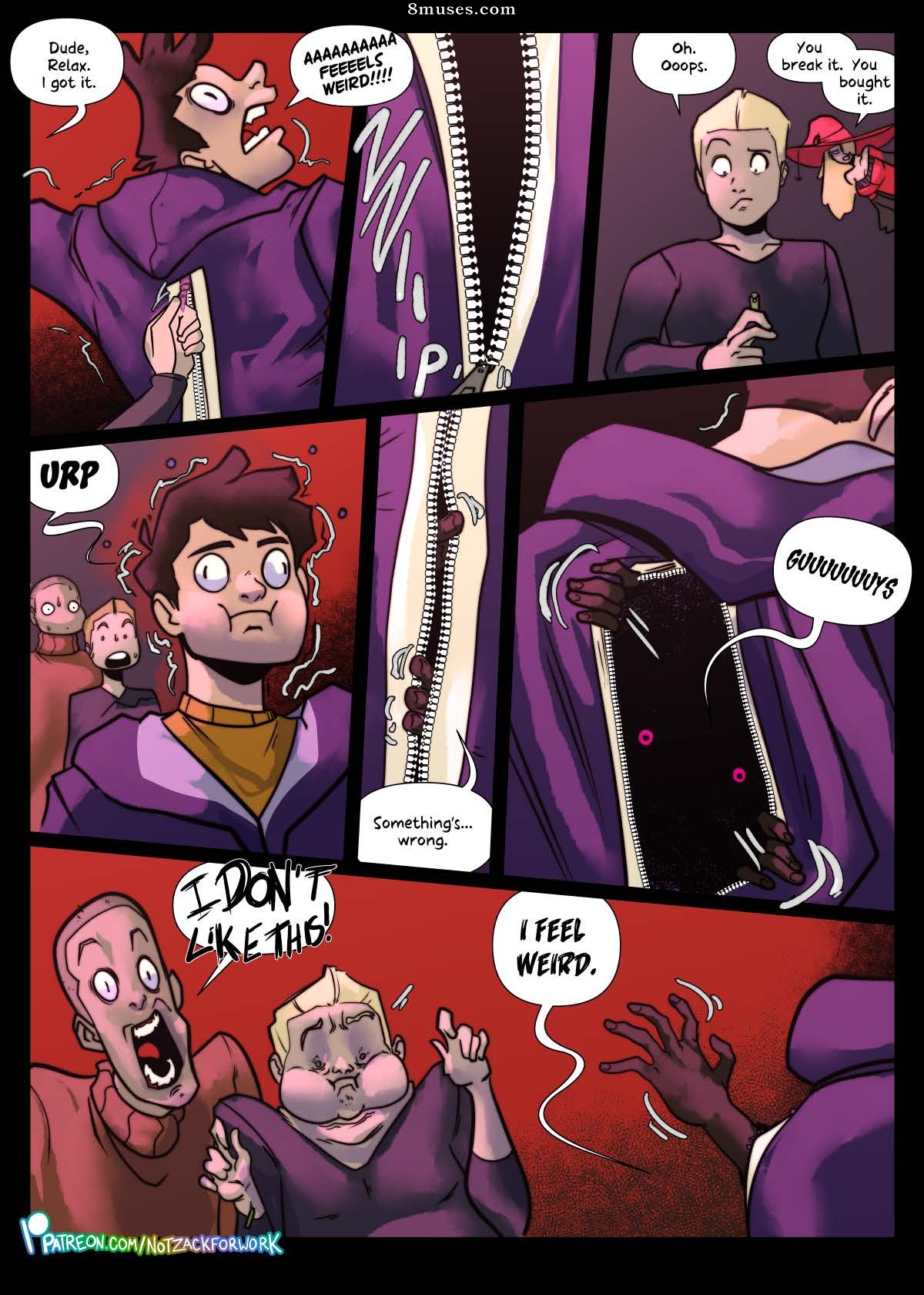 NotZackForWork Comics - Witch's Wardrobe - Page 4