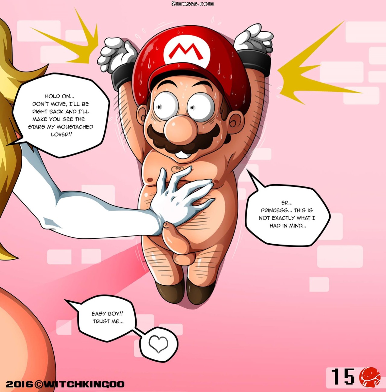 Witchking00 Comics - Princesa Peach - Obrigado Mario - Página 16