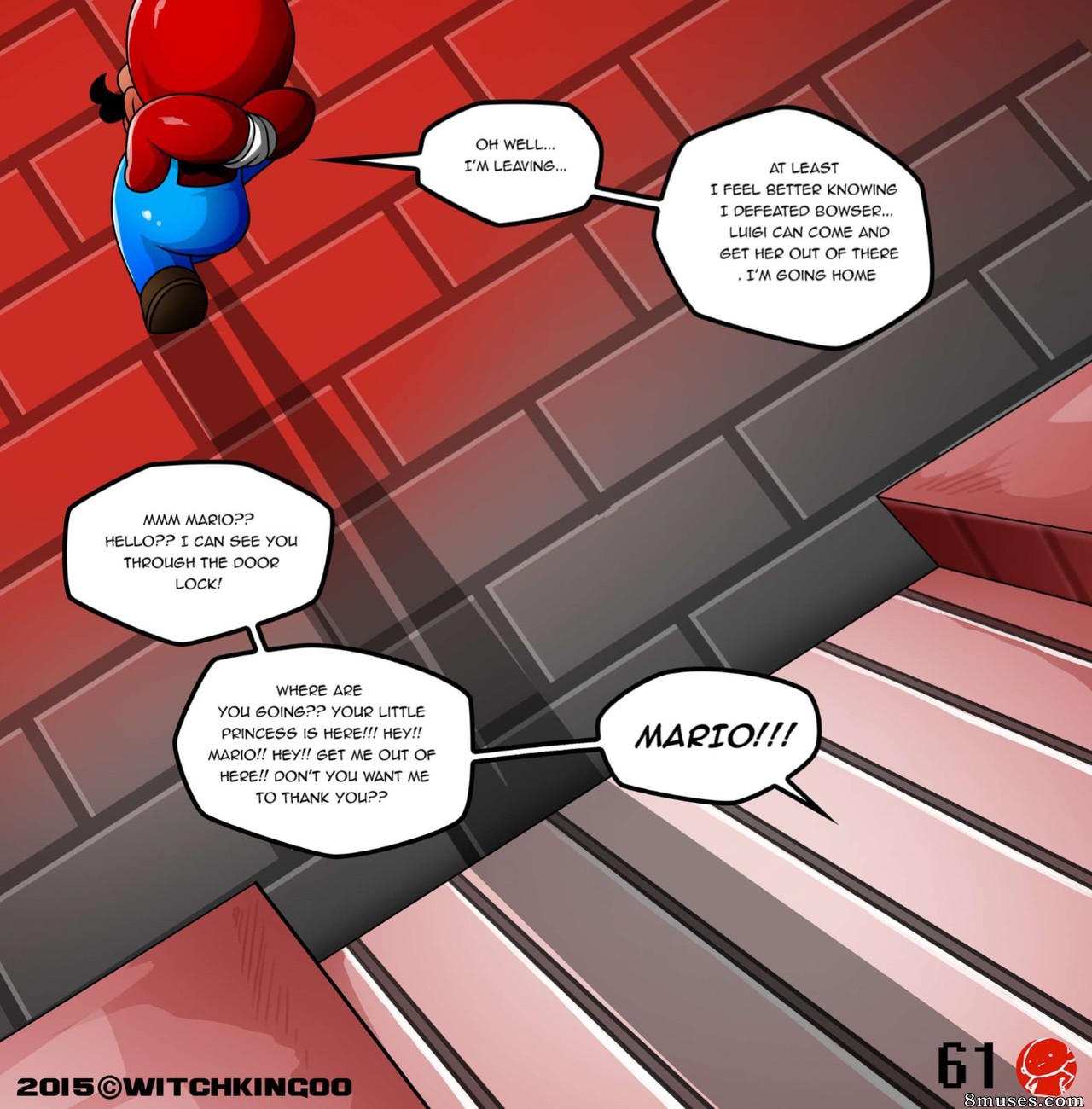 Witchking00 Comics - Princess Peach - Thanks Mario - Page 62