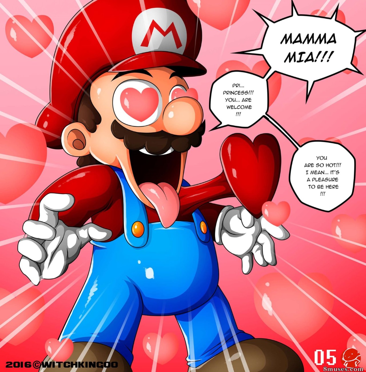 Page 6 | Witchking00-Comics/Princess-Peach-Thanks-Mario | 8muses - Sex  Comics