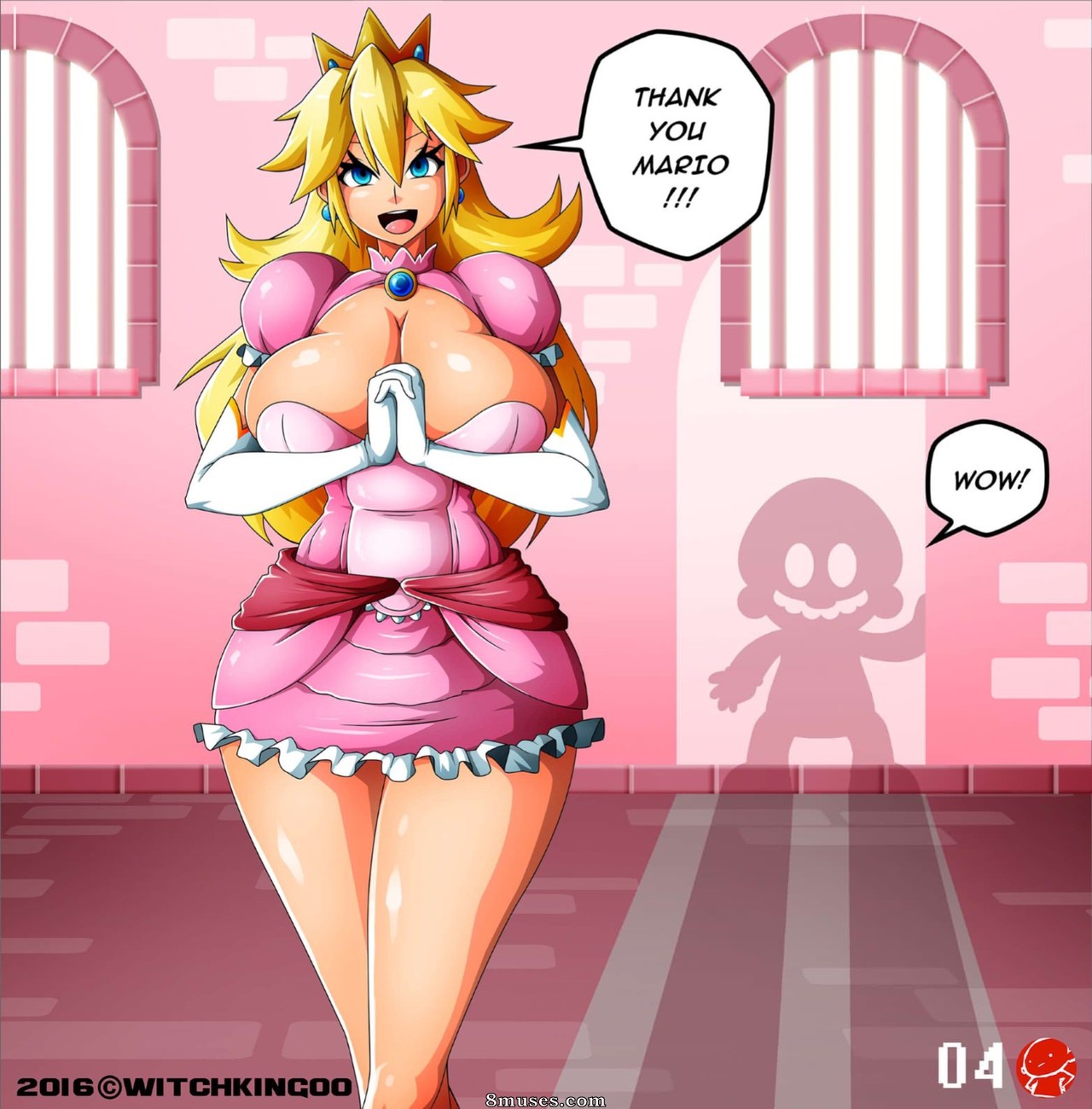 Witchking00 Comics - Princesa Peach - Obrigado Mario - Página 5