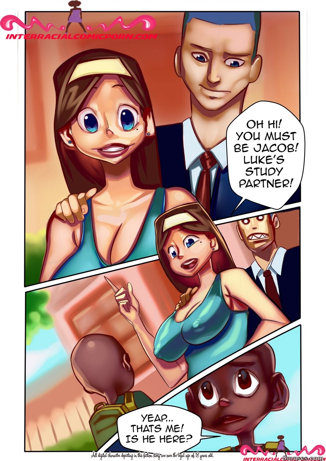 Page 1 | InterracialComicPorn_com-Comics/Friends-Mom | 8muses - Sex Comics