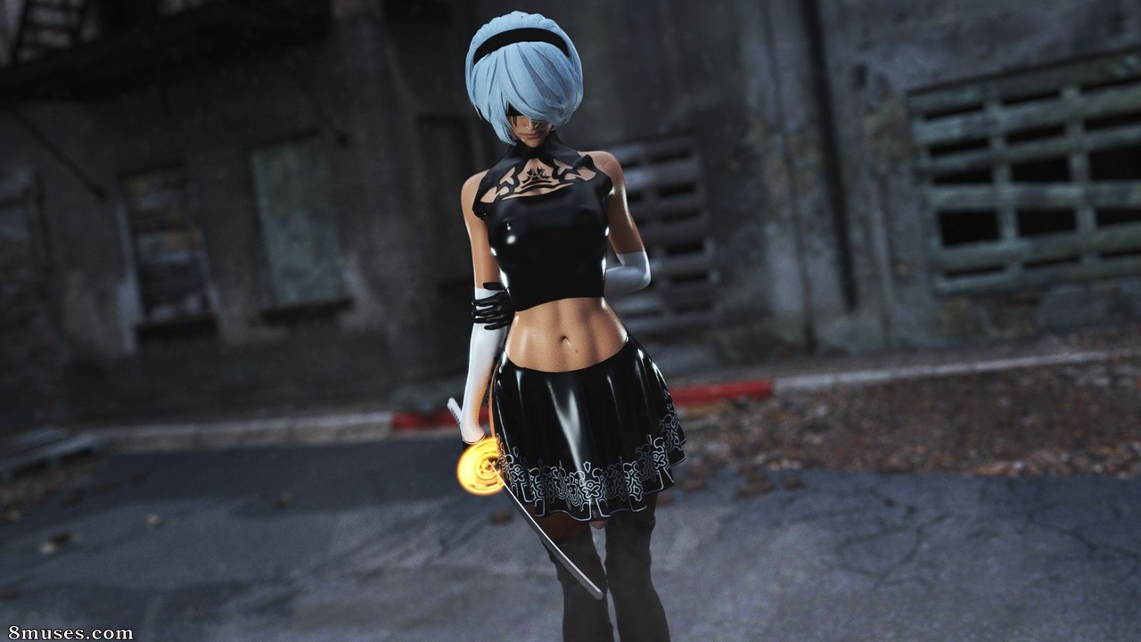 Forged3DX - 2B In The Street - Page 1
