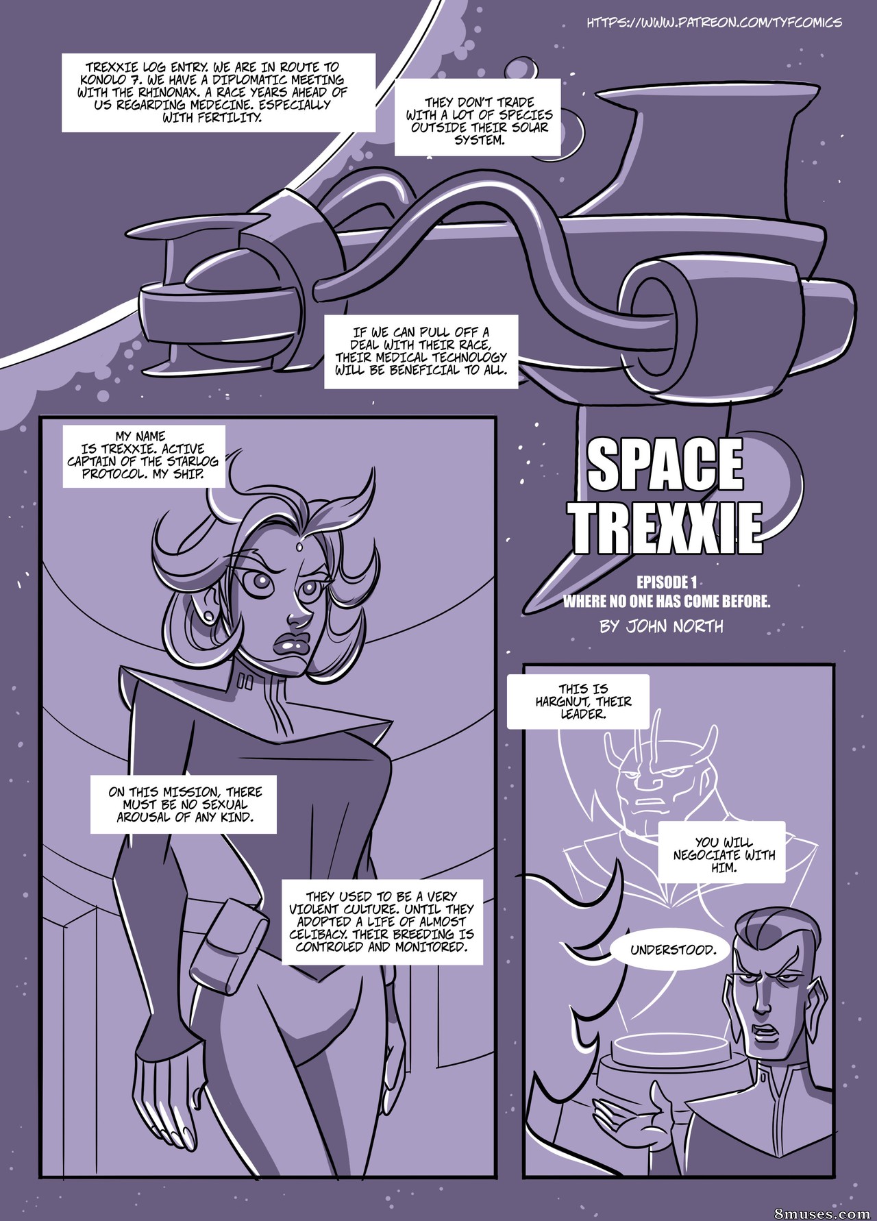 John North Comics - Trexxie Espacial - Página 3