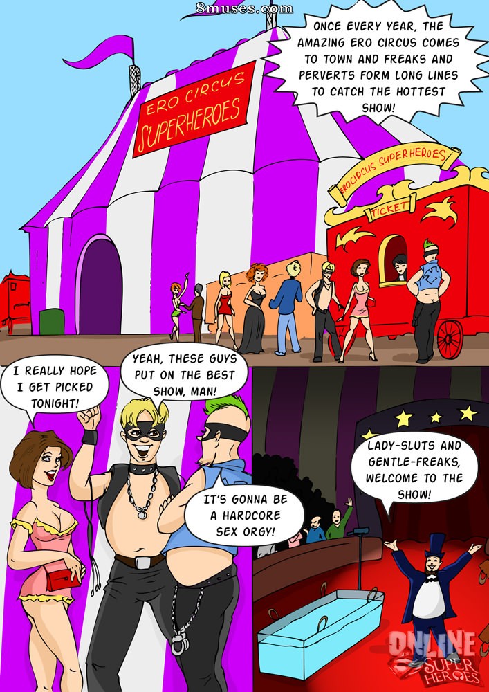 Online Superheroes Comics - Circo de Gotham - Página 1