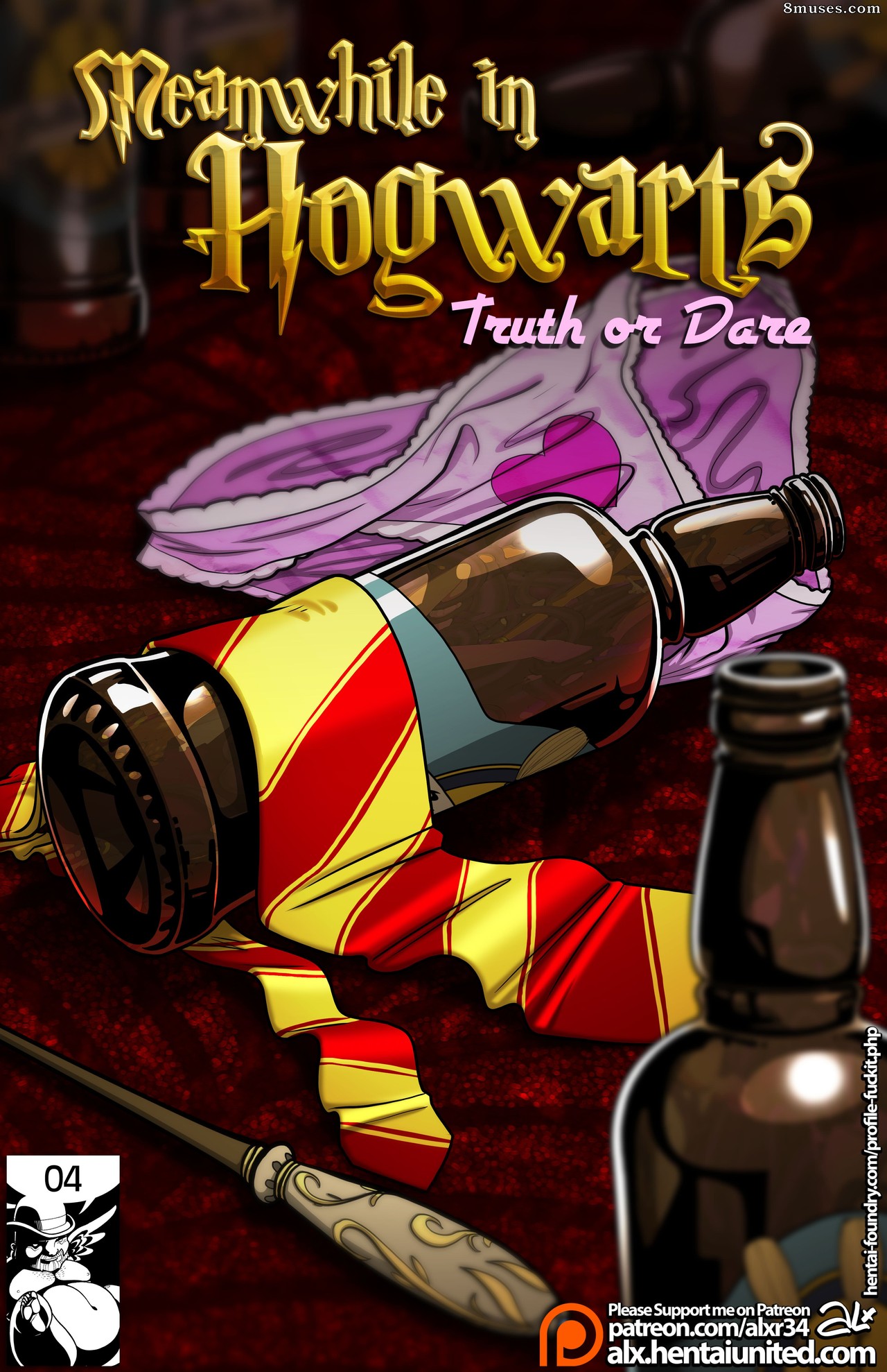 Fuckit - Alx Comics - Harry Potter - Enquanto Em Hogwarts - Verdade Ou Desafio - Página 1