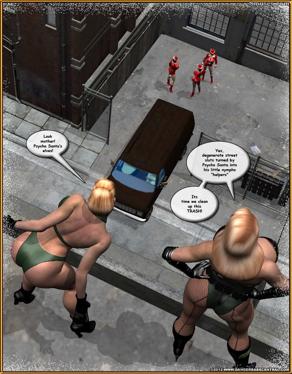 3D - Green Spectre and Spectre Girl - Christmas Trouble - Page 3