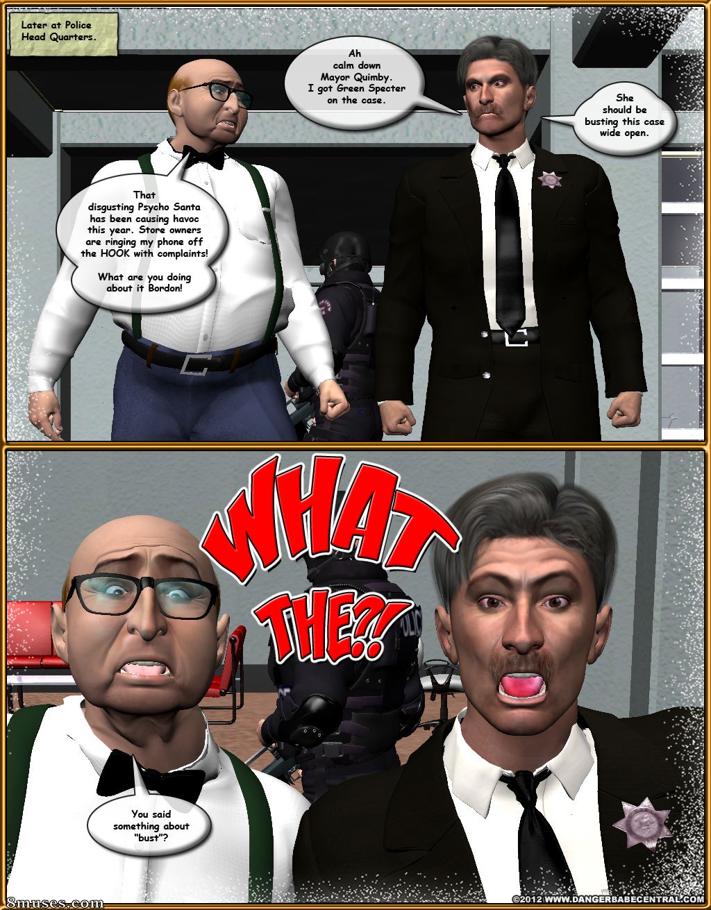 3D - Green Spectre and Spectre Girl - Christmas Trouble - Page 30