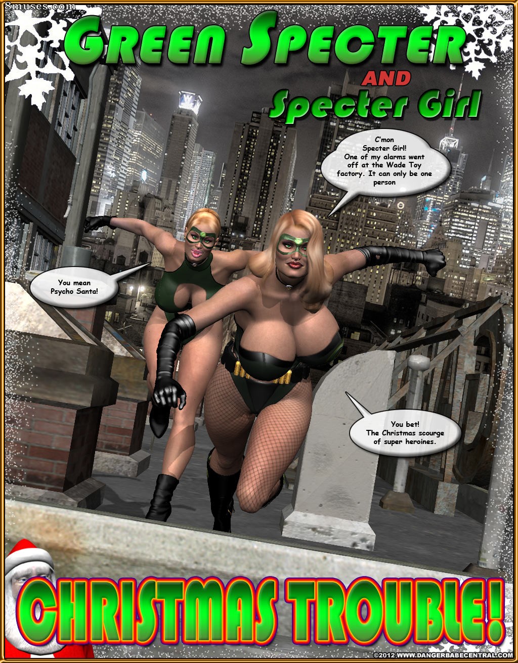 3D - Green Spectre and Spectre Girl - Christmas Trouble - Page 2