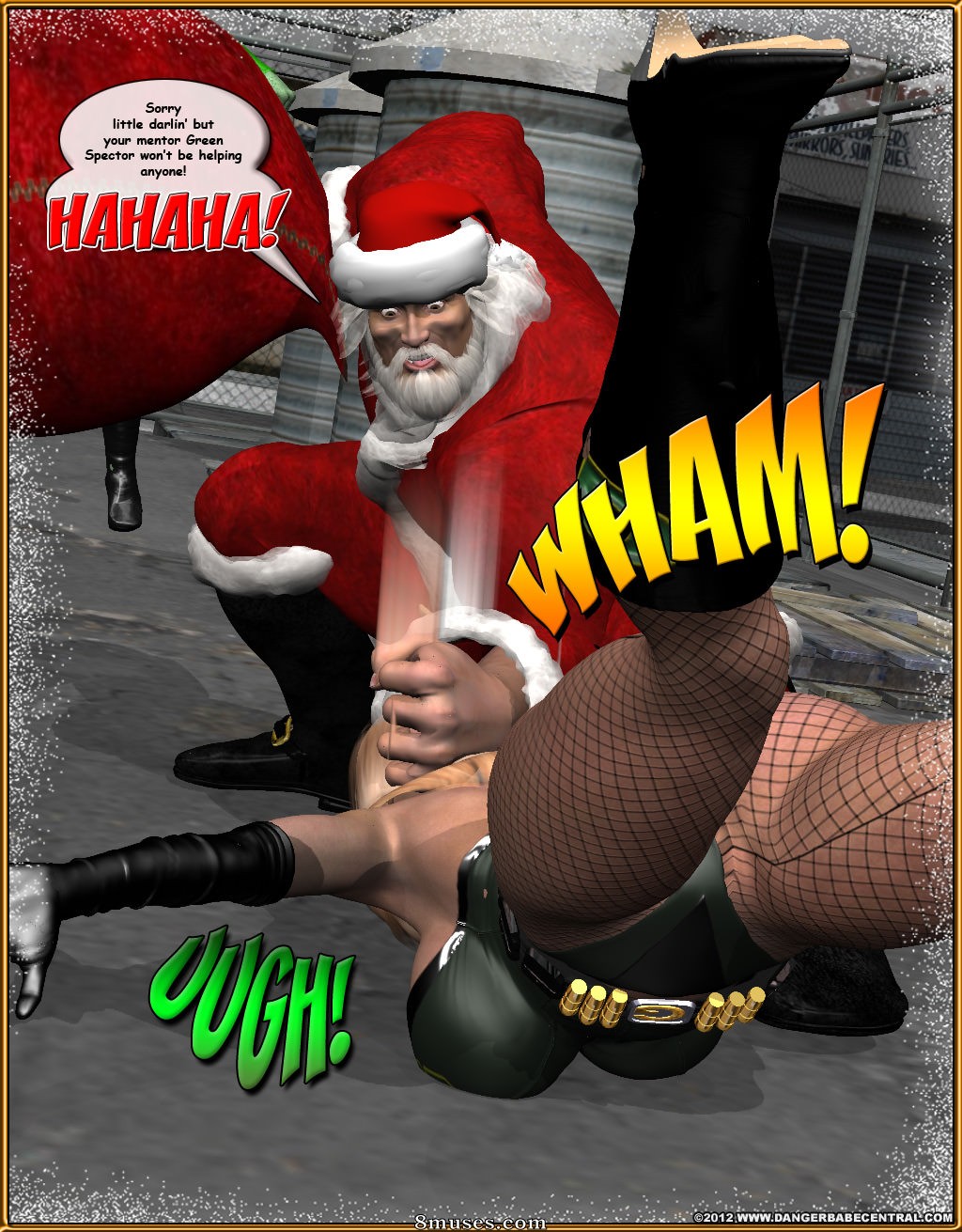 3D - Green Spectre and Spectre Girl - Christmas Trouble - Page 10