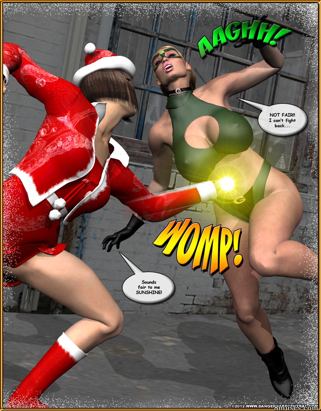 3D - Green Spectre and Spectre Girl - Christmas Trouble - Page 11
