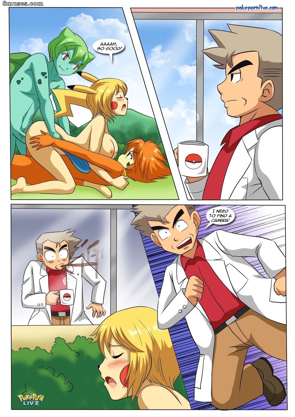 PokepornLive Comics - What happens in Pallet Town - Page 14